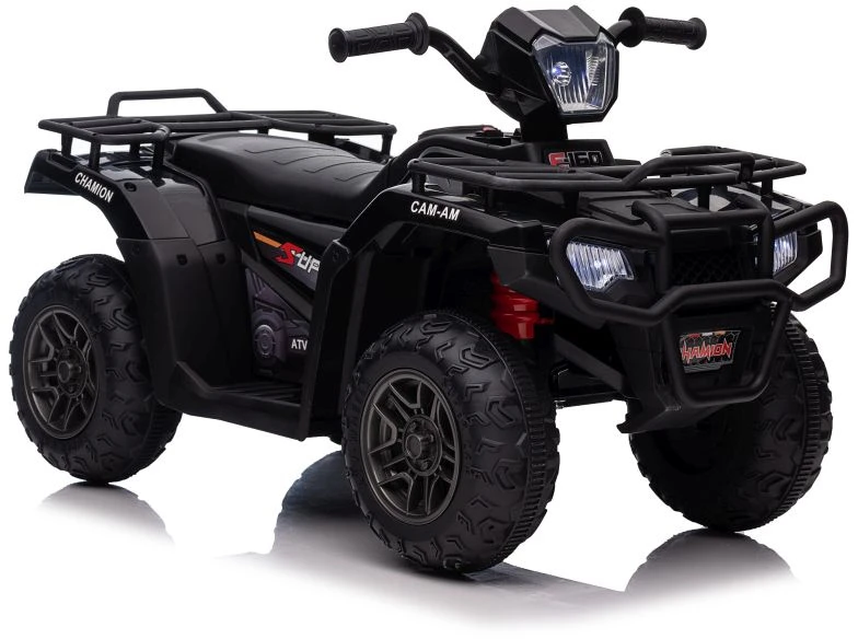 Lean Cars Vienvietis vaikiškas elektromobilis Quad JC915, juodas