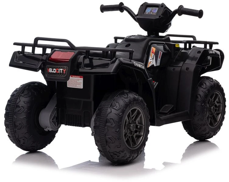 Lean Cars Vienvietis vaikiškas elektromobilis Quad JC915, juodas