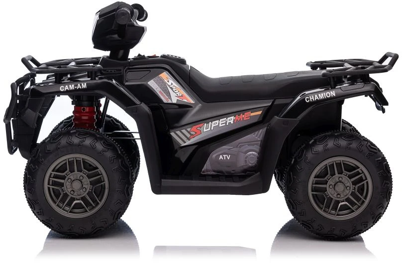 Lean Cars Vienvietis vaikiškas elektromobilis Quad JC915, juodas