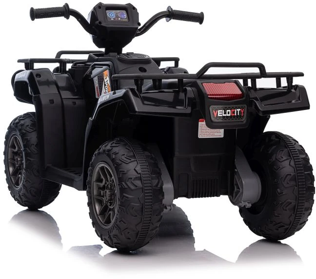 Lean Cars Vienvietis vaikiškas elektromobilis Quad JC915, juodas