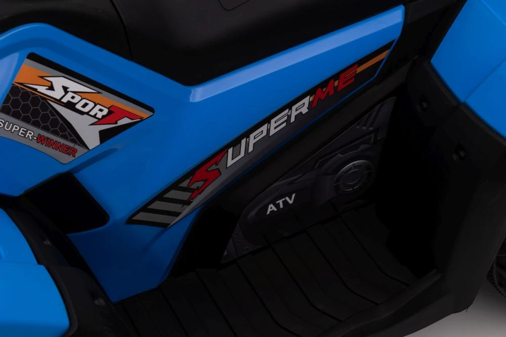 Lean Cars Vienvietis elektromobilis vaikams Lean Toys, mėlynas