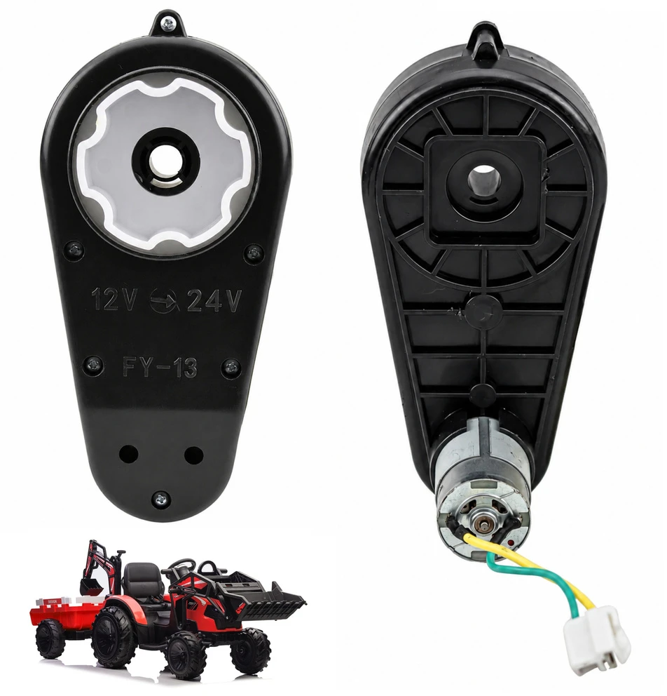 Lean Cars variklis pavarų dėžė 24V RPM-12000 transporto priemonei su akumuliatoriumi SX2068