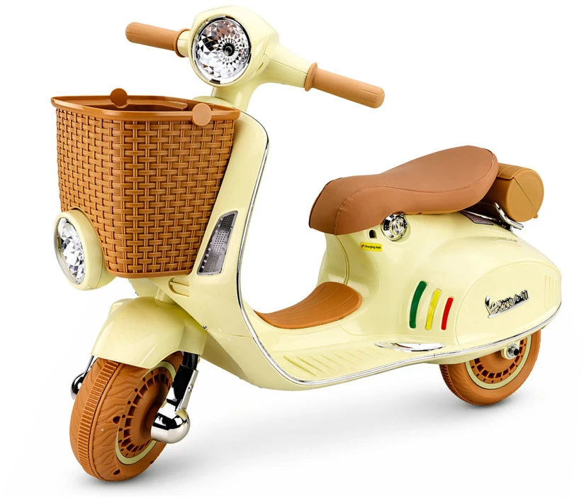 Lean Cars Elektrinis motoroleris Vespa XW-03 smėlio spalvos