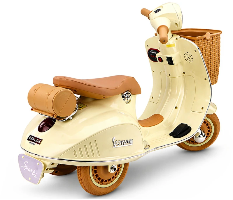 Lean Cars Elektrinis motoroleris Vespa XW-03 smėlio spalvos