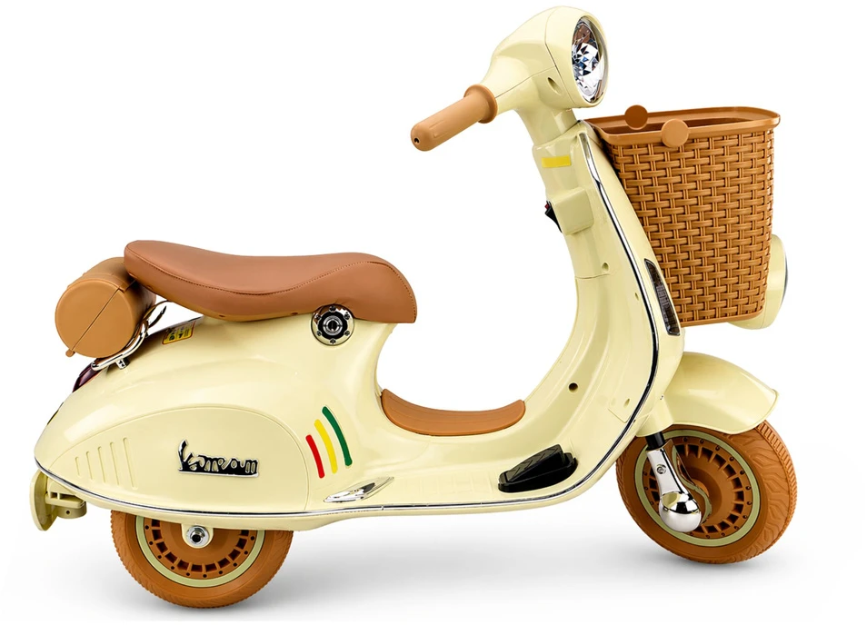 Lean Cars Elektrinis motoroleris Vespa XW-03 smėlio spalvos