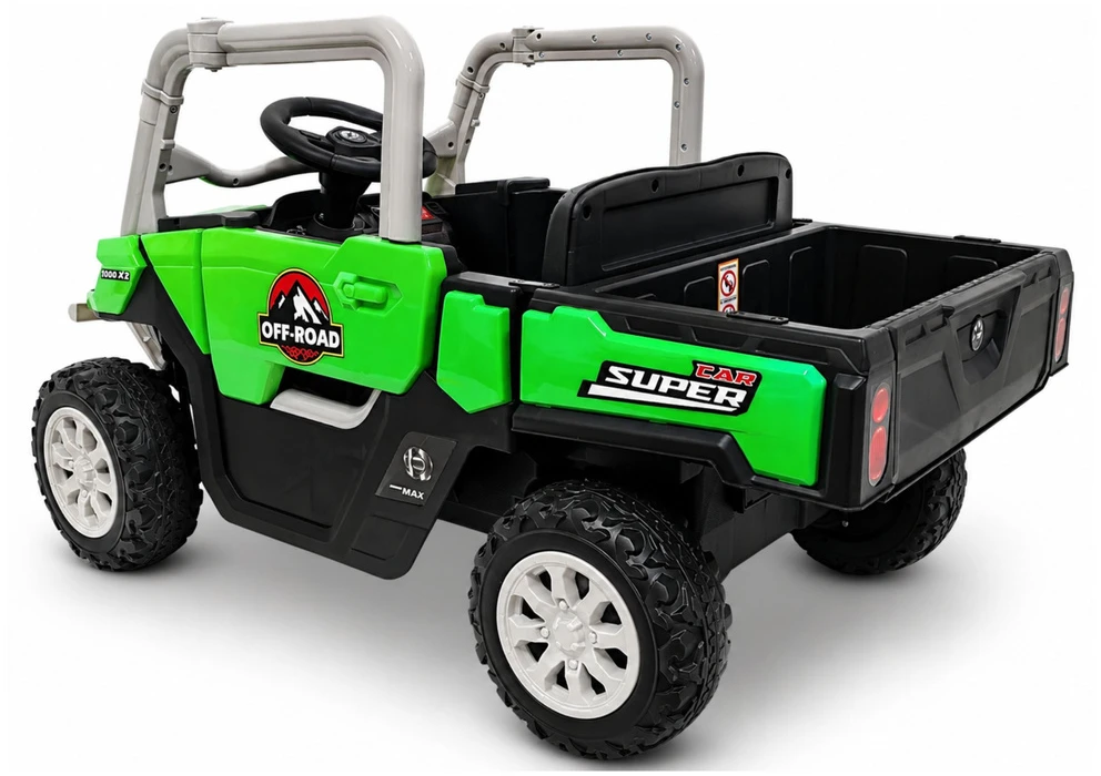 Lean Cars Visureigis 4x4 24 V žalias