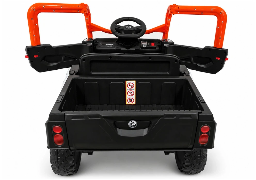 Lean Cars Akumuliatorinis 4x4 visureigis 24 V oranžinis