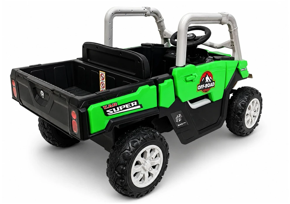 Lean Cars Visureigis 4x4 24 V žalias