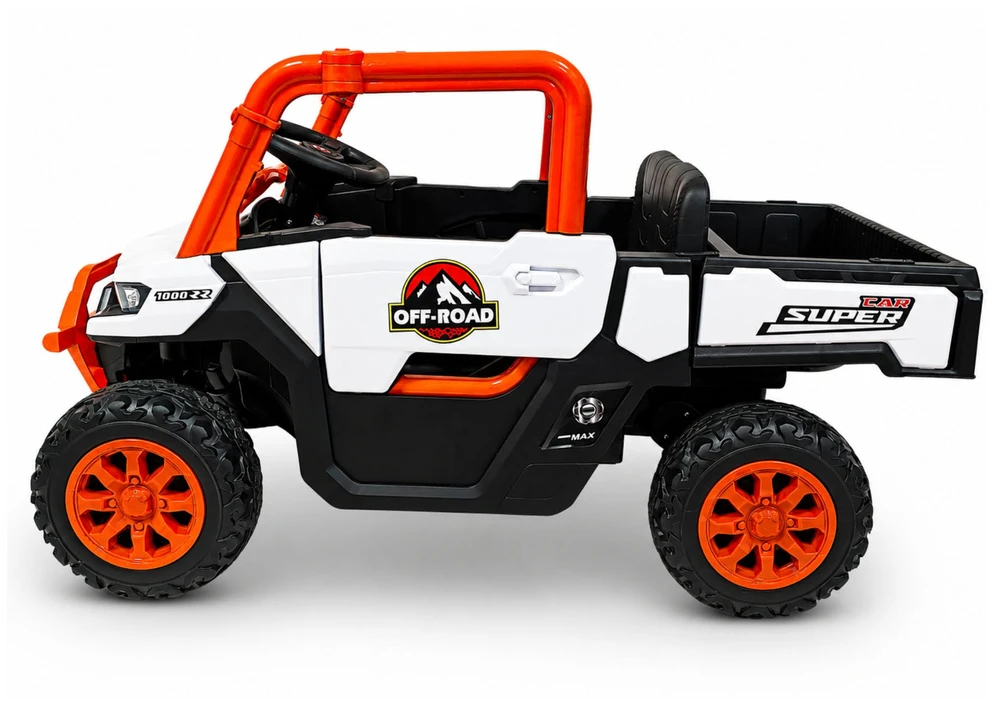 Lean Cars Akumuliatorinis 4x4 visureigis 24 V oranžinis