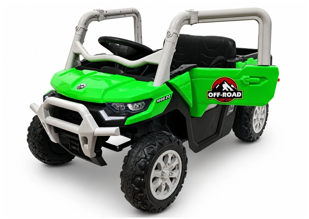 Lean Cars Visureigis 4x4 24 V žalias