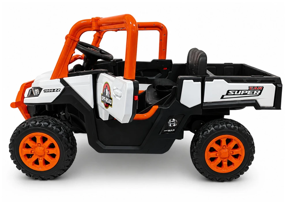 Lean Cars Akumuliatorinis 4x4 visureigis 24 V oranžinis
