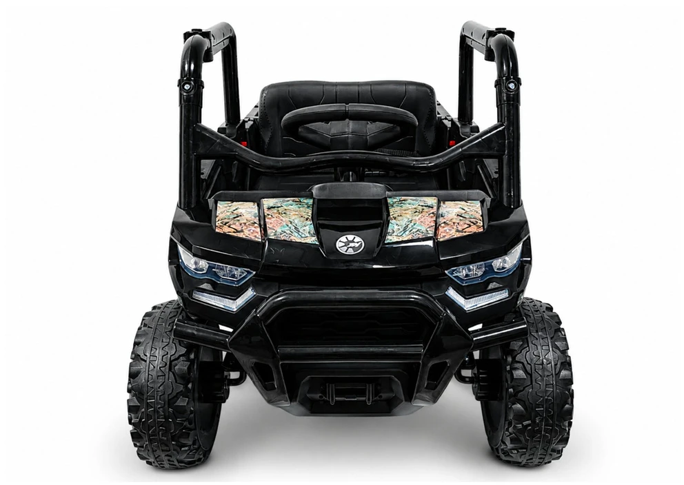 Lean Cars Akumuliatorinis 4x4 automobilis juodas