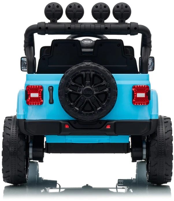 Lean Cars Akumuliatorinis automobilis Jeep Rubicon DK-JWR558 šviesiai mėlynas