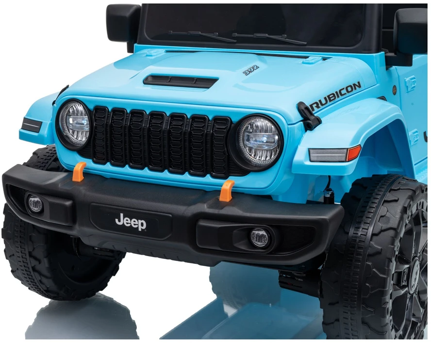 Lean Cars Akumuliatorinis automobilis Jeep Rubicon DK-JWR558 šviesiai mėlynas