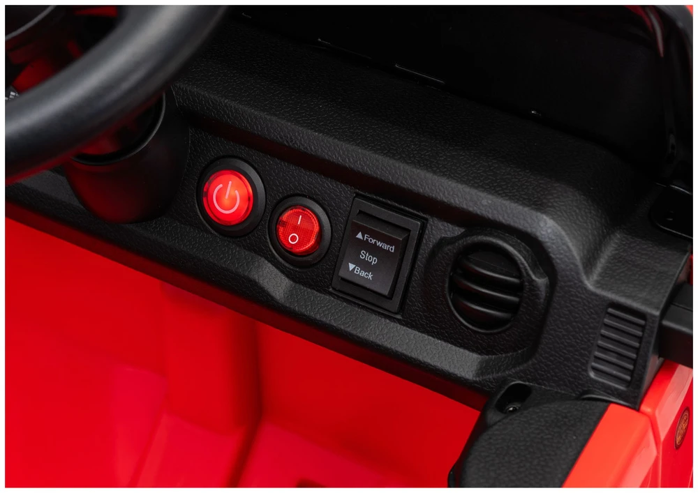 Lean Cars Važiuojamasis automobilis 24 V raudonas