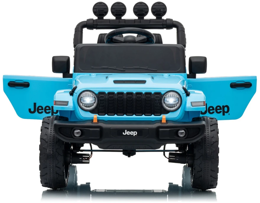 Lean Cars Akumuliatorinis automobilis Jeep Rubicon DK-JWR558 šviesiai mėlynas