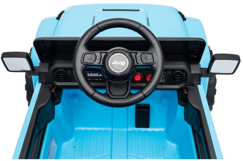 Lean Cars Akumuliatorinis automobilis Jeep Rubicon DK-JWR558 šviesiai mėlynas