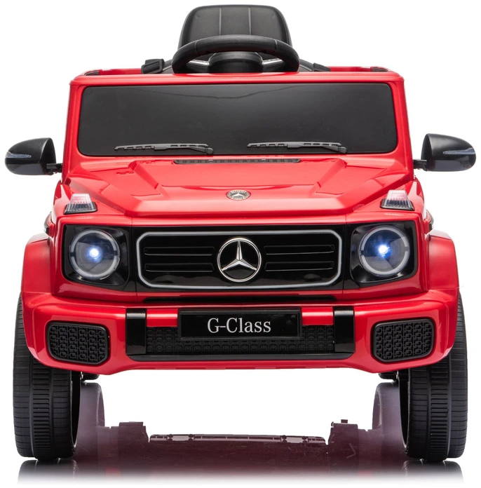Lean Cars Elektromobilis Mercedes G 4x4 24 V raudonas