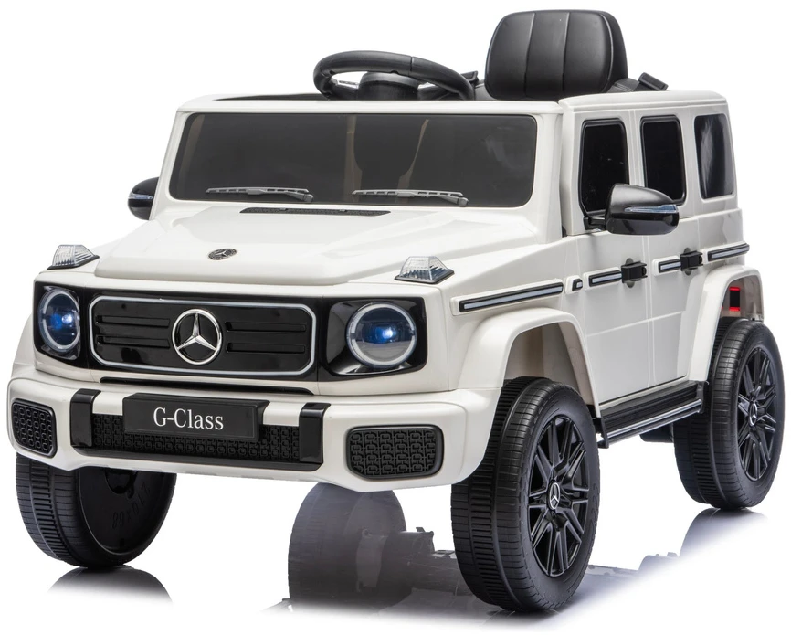 Lean Cars Važiuojamas automobilis 24 V baltas
