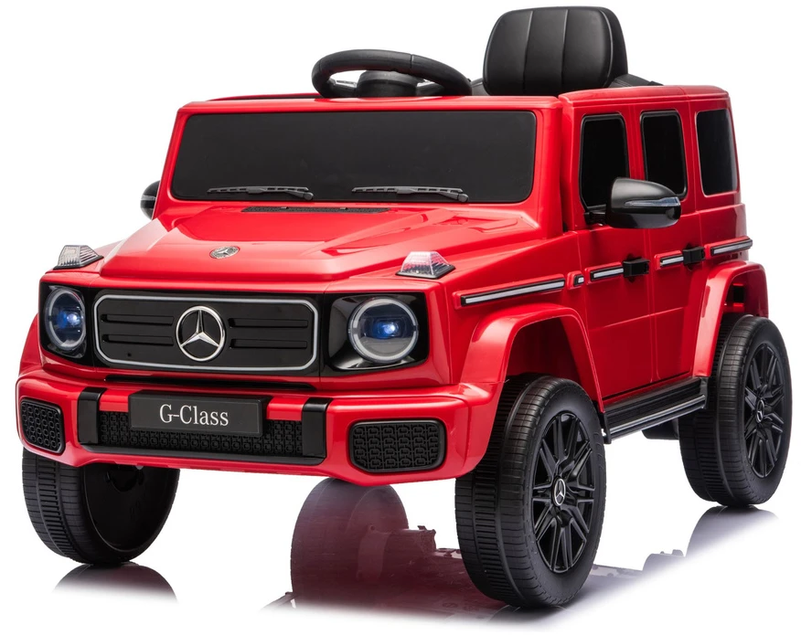 Lean Cars Elektromobilis Mercedes G 4x4 24 V raudonas