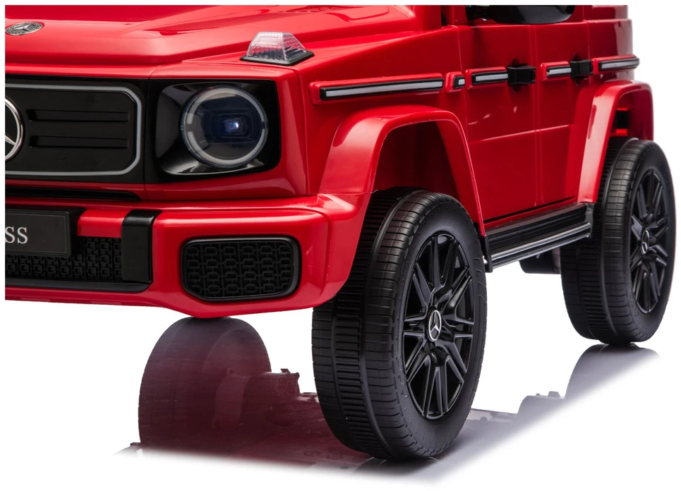 Lean Cars Elektromobilis Mercedes G 4x4 24 V raudonas