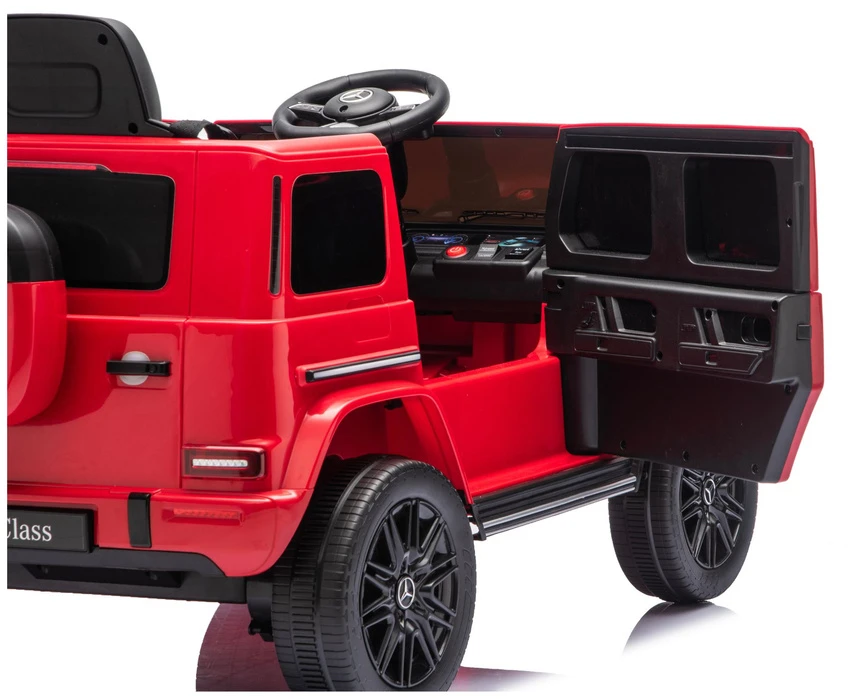 Lean Cars Elektromobilis Mercedes G 4x4 24 V raudonas