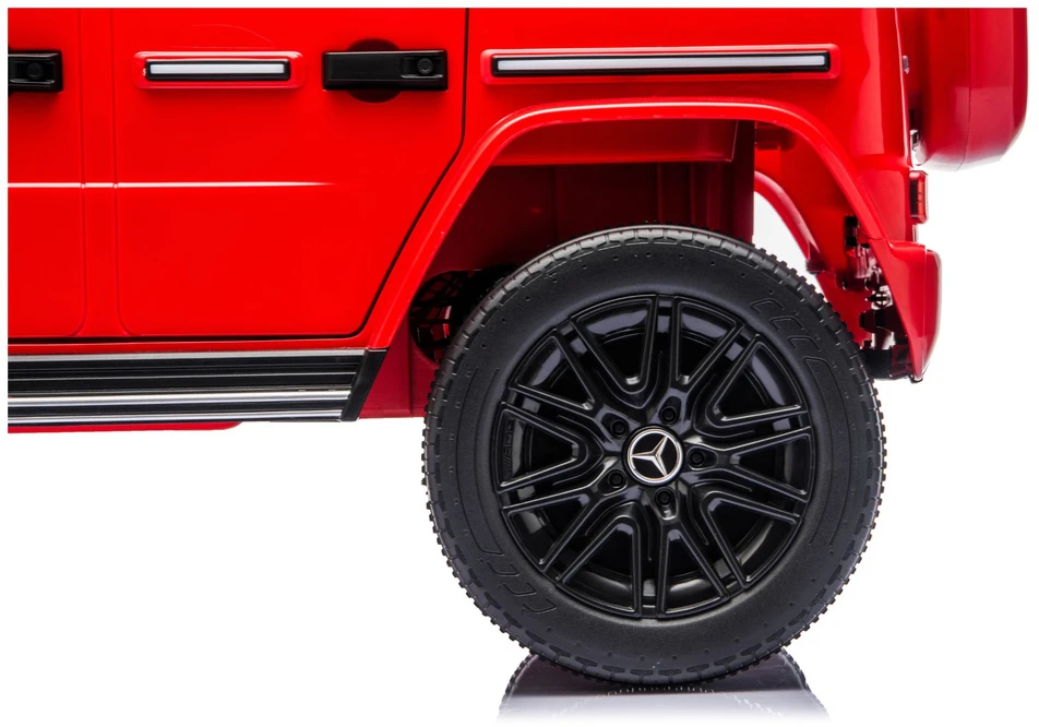 Lean Cars Elektromobilis Mercedes G 4x4 24 V raudonas