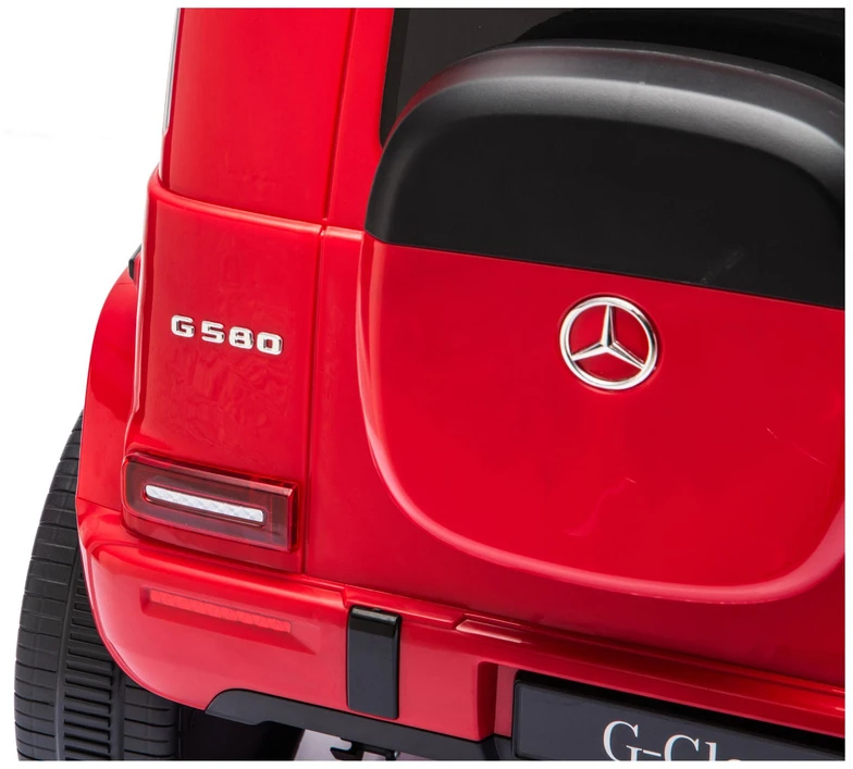 Lean Cars Elektromobilis Mercedes G 4x4 24 V raudonas