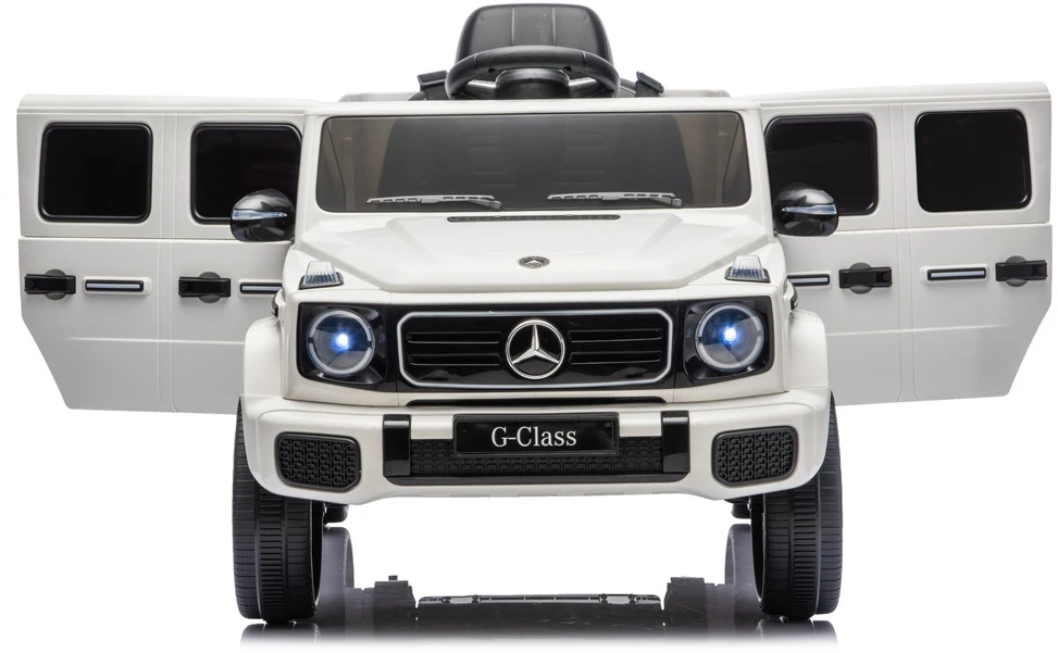 Lean Cars Važiuojamas automobilis 24 V baltas