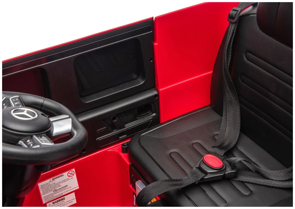 Lean Cars Elektromobilis Mercedes G 4x4 24 V raudonas