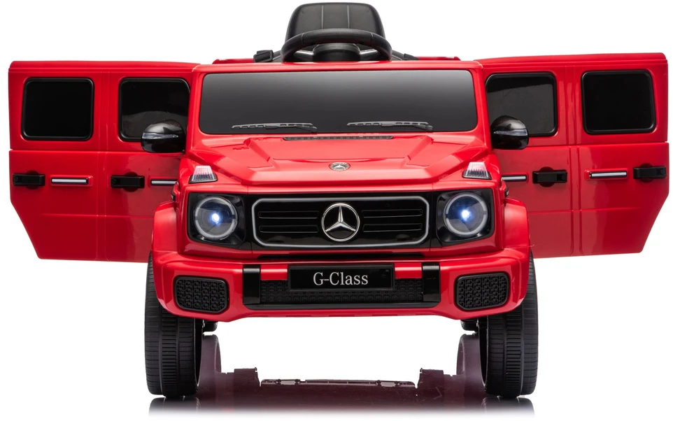 Lean Cars Elektromobilis Mercedes G 4x4 24 V raudonas