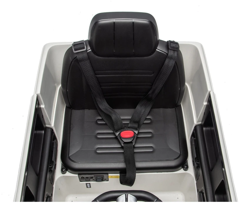 Lean Cars Važiuojamas automobilis 24 V baltas