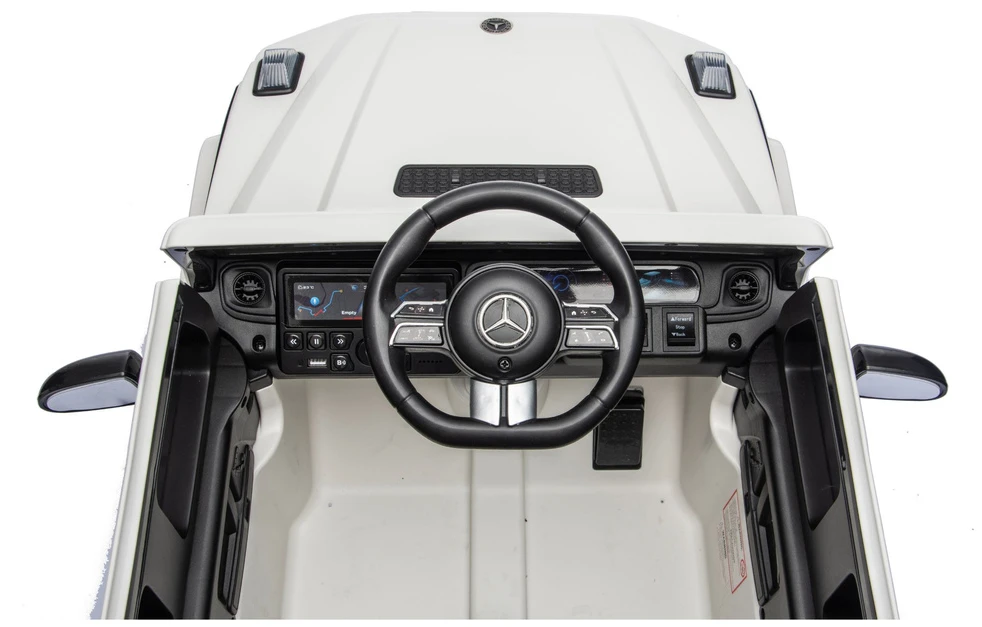 Lean Cars Važiuojamas automobilis 24 V baltas