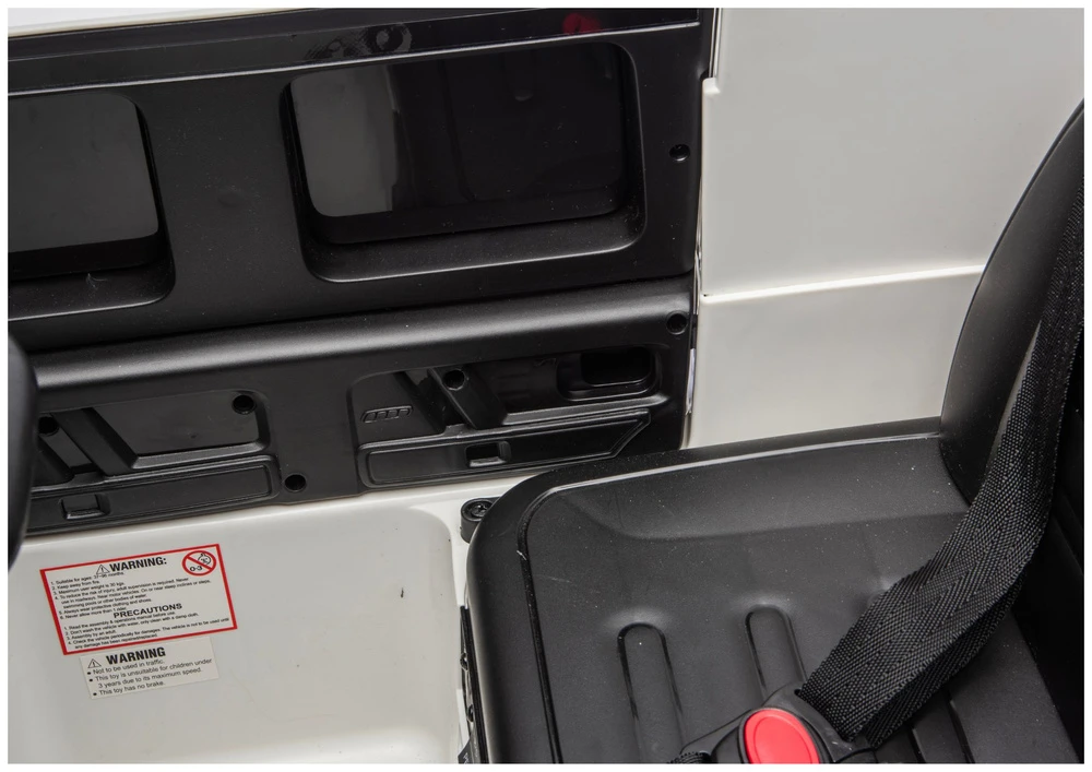 Lean Cars Važiuojamas automobilis 24 V baltas