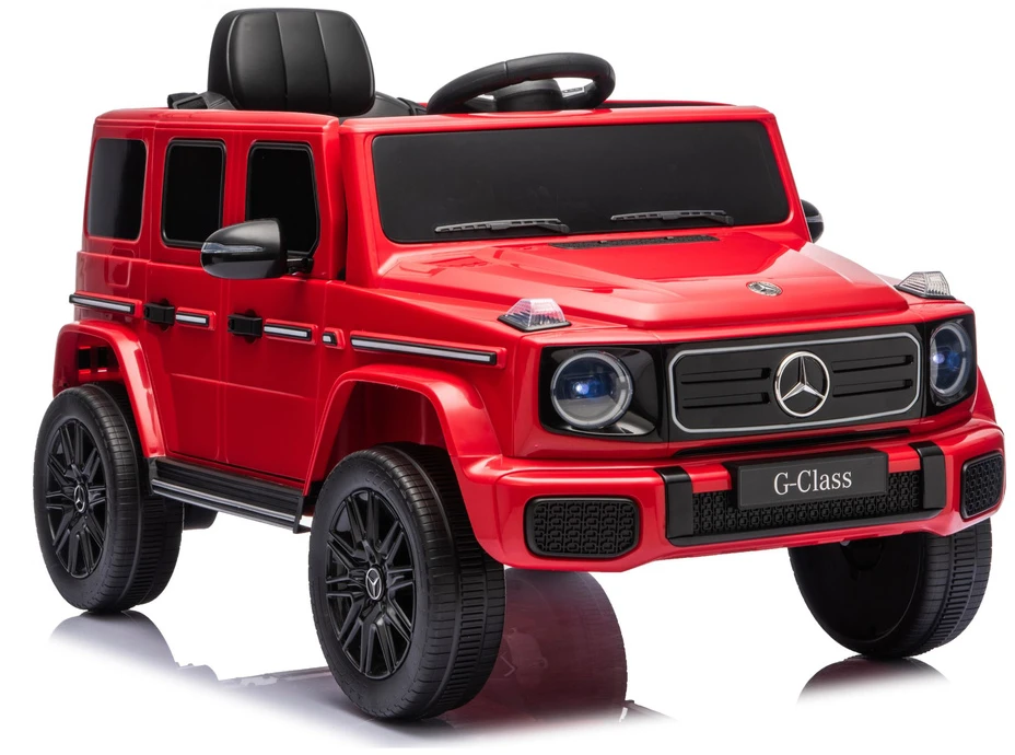 Lean Cars Elektromobilis Mercedes G 4x4 24 V raudonas
