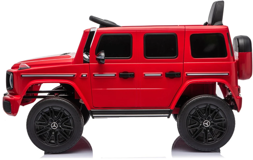 Lean Cars Elektromobilis Mercedes G 4x4 24 V raudonas