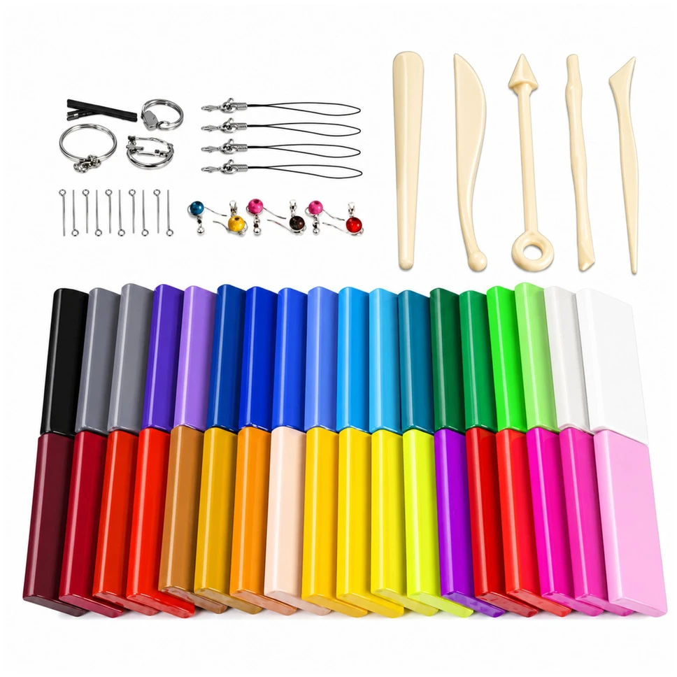 Lean Plastilino rinkinys 24 spalvų 24 vnt.