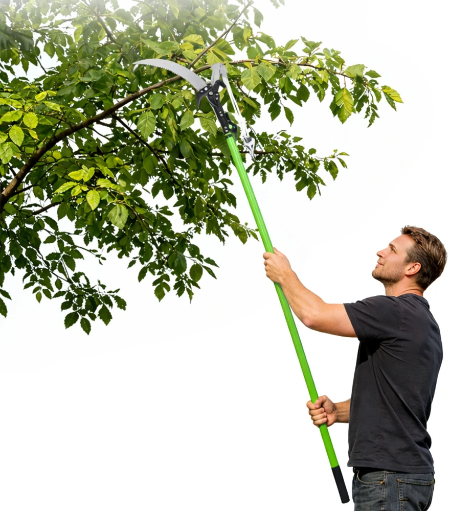 Lean Teleskopinės genėjimo žirklės su pjūklu 125–240 cm