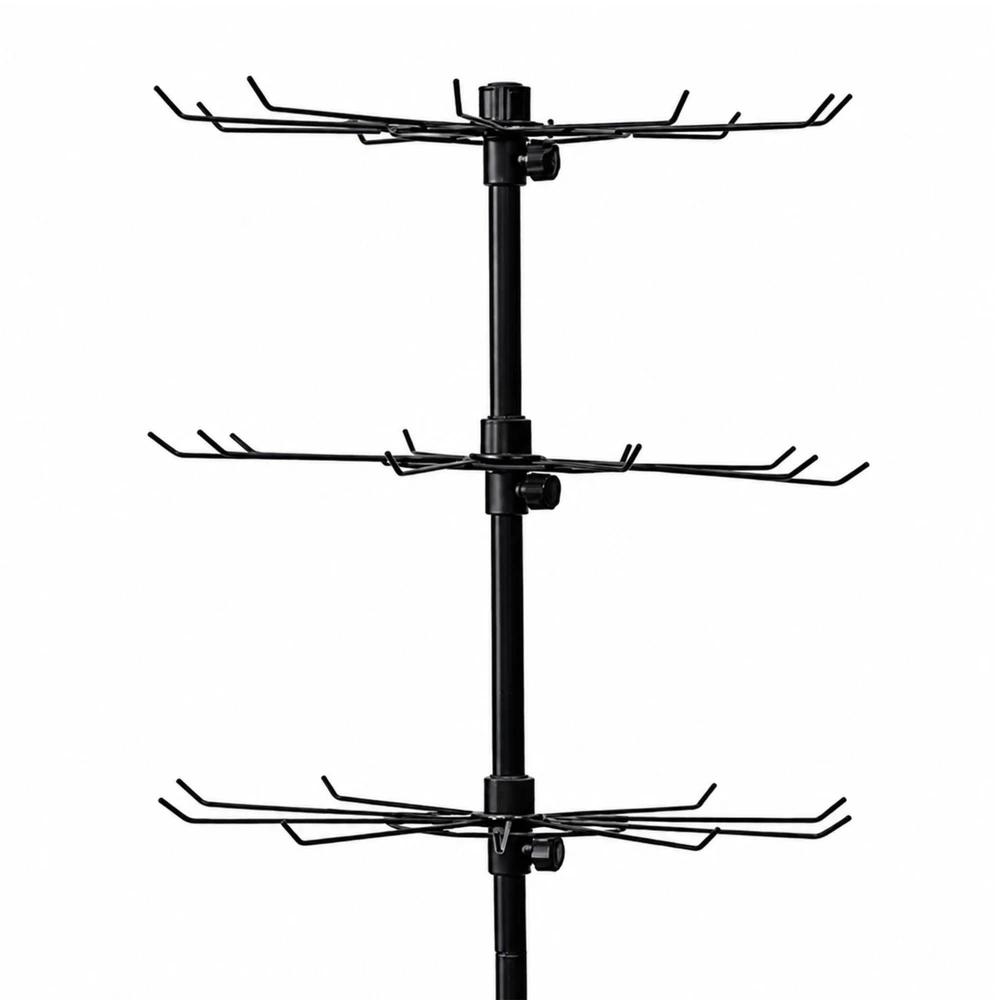 Lean Ekspozicinis stovas, sukamas, 5 pakopų, juodas, 40 x 150 cm (Ekspozicinė prekė) (Ekspozicinė prekė)