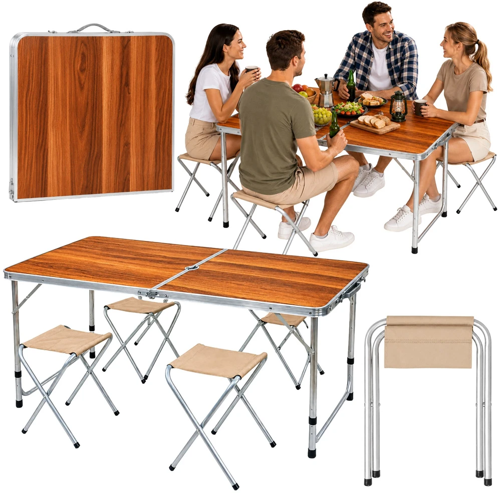 Lean Lauko baldų komplektas 120 x 60 cm 5 vnt.