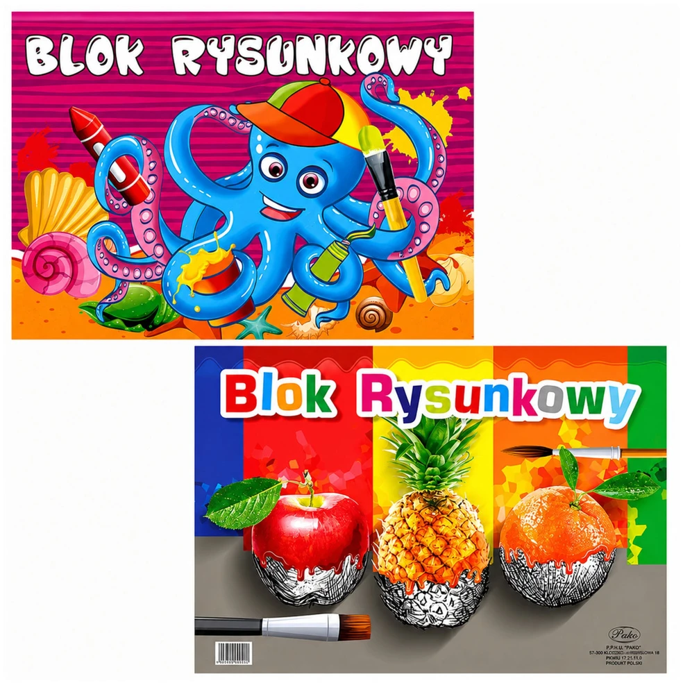Lean School Balta piešimo bloknotas A3 19 lapų 80g PROTOS