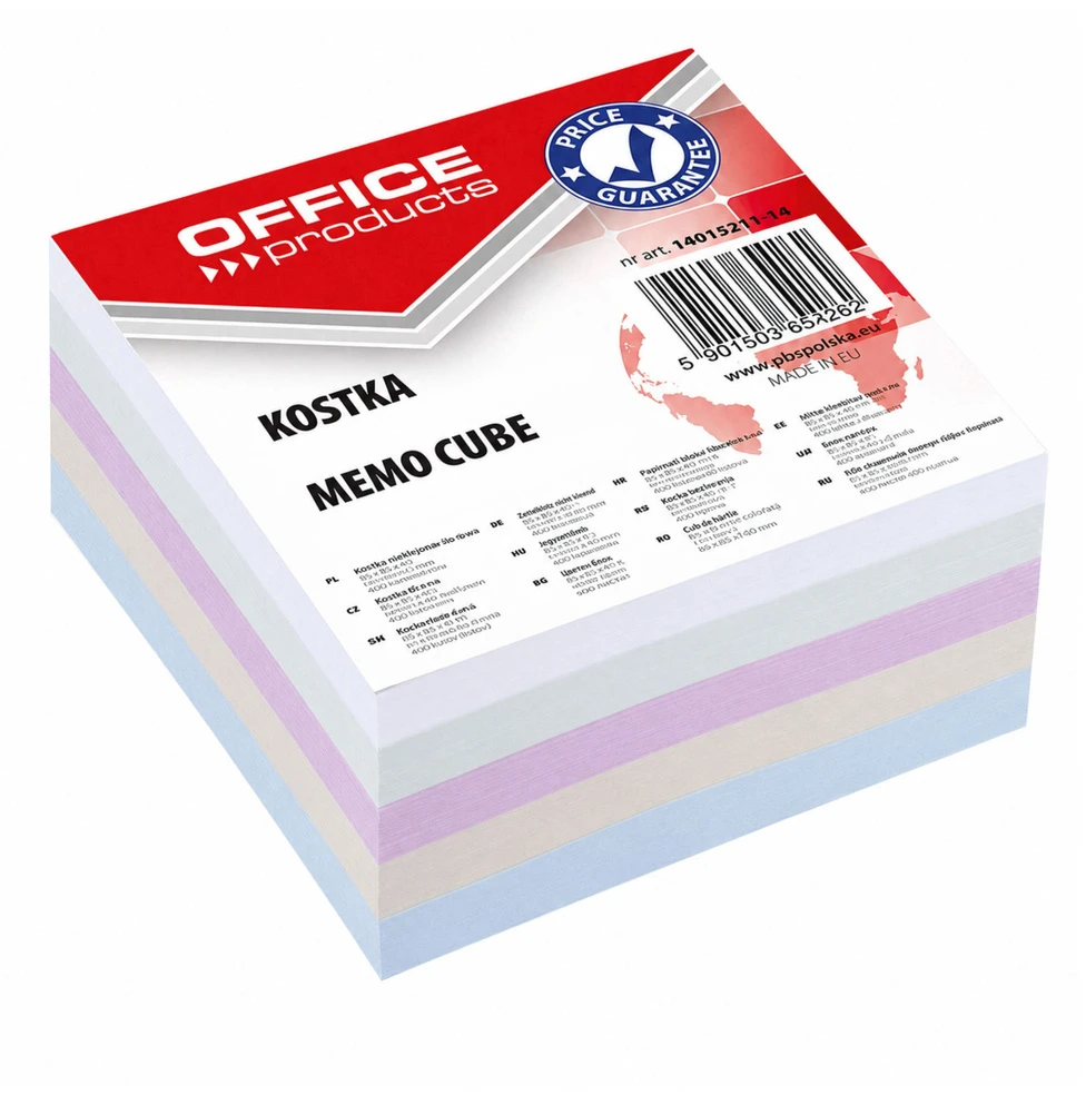 Office Products Kubas spalvotas neklijuotas OFFICEproduc