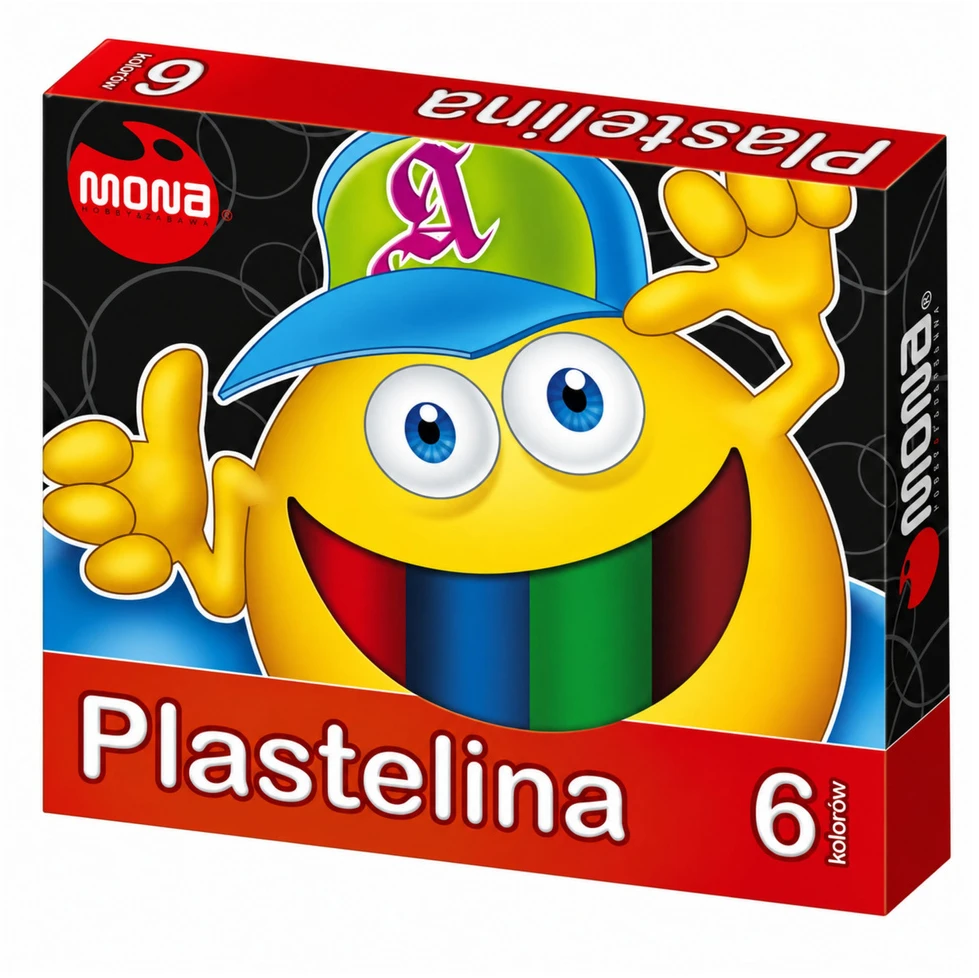 Lean School plastilinas 6 spalvų MONA