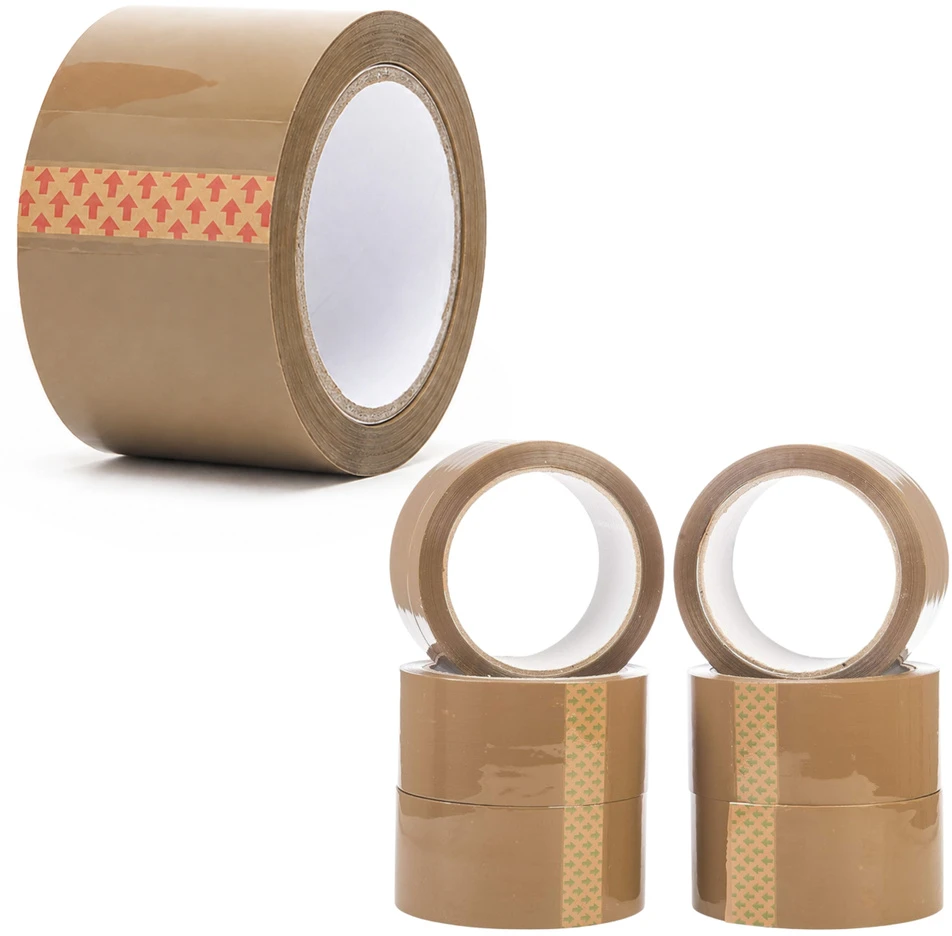 Lean Ruda lipni pakavimo juosta 48 mm x 50 m