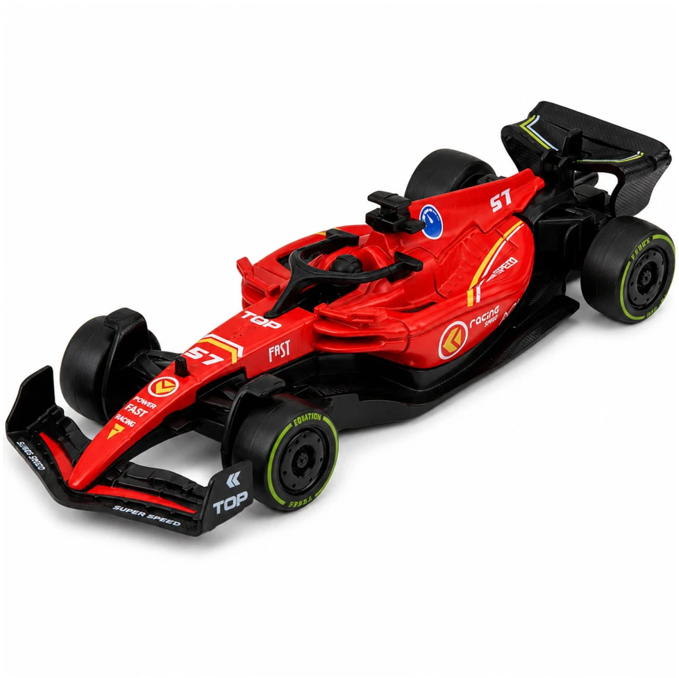 Lean Toys Formulės automobilis 1:43 raudonas