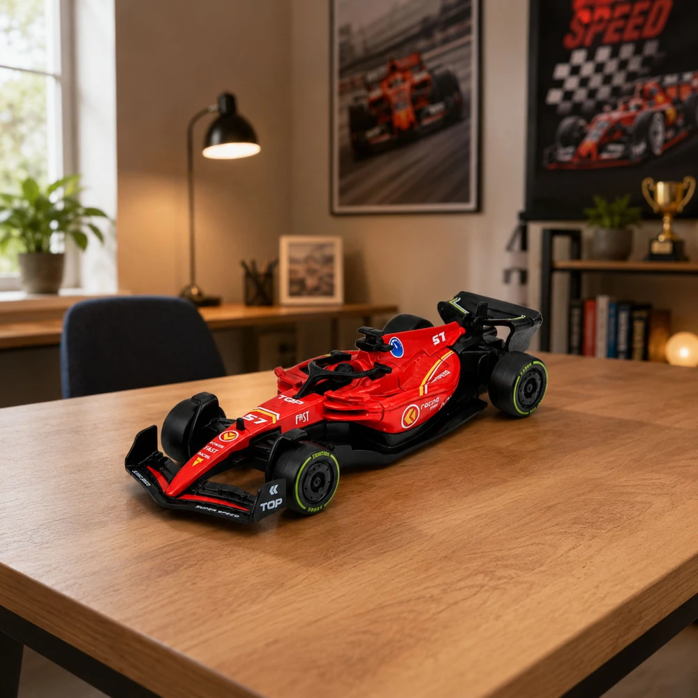 Lean Toys Formulės automobilis 1:43 raudonas