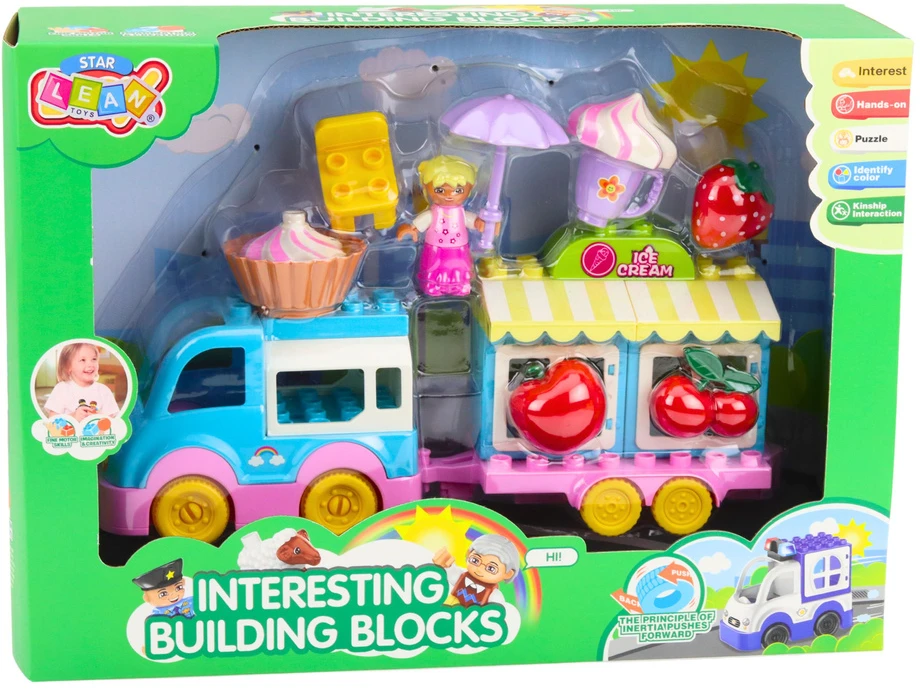 Lean Toys Ledų parduotuvės rinkinys 37.5 x 27.5 x 11.5 cm