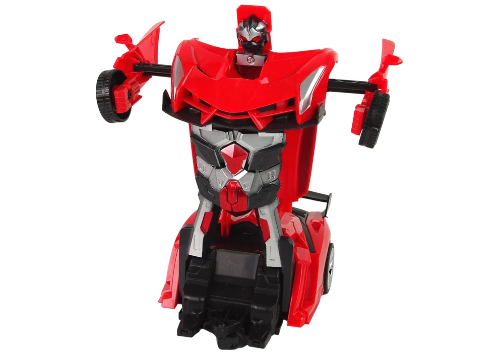 Lean Toys 2in1 Nuotolinio Valdymo Robotas Automobilis Raudonas