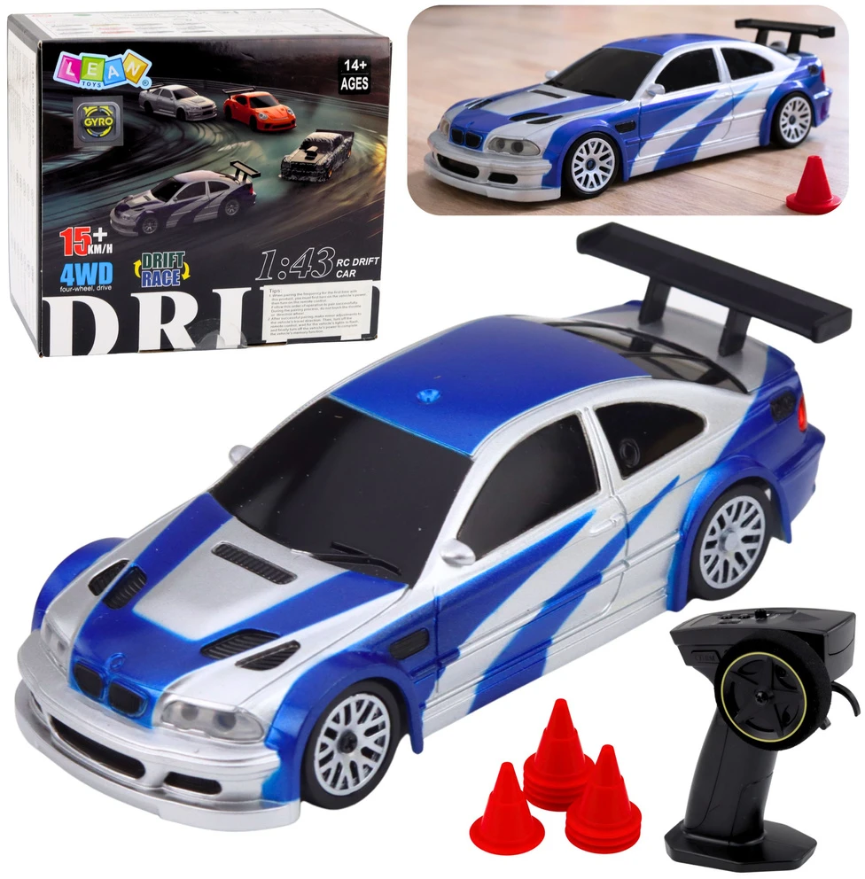 Lean Toys Nuotoliniu būdu valdomas automodelis 1:43
