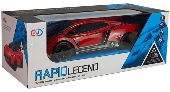 Nuotoliniu būdu valdomas automobilis Lean Toys, raudonas